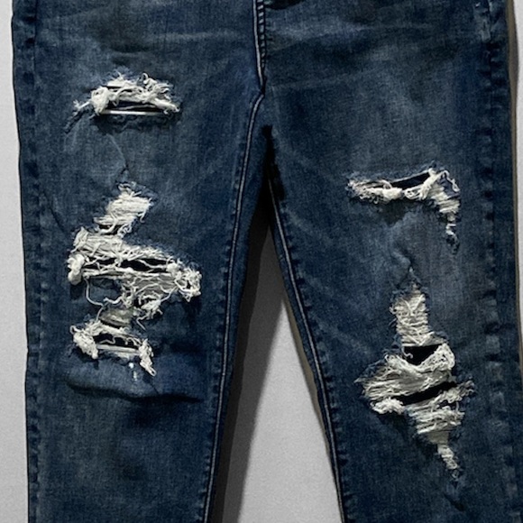 American Eagle Outfitters High Rise Distressed Jeans 8 - Picture 5 of 10